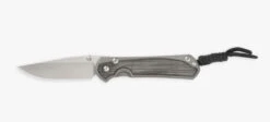 Chris Reeve Small Sebenza Black Canvas Micatra Inlay Folding Knife Gray Titanium Handle S45VN Plain Edge S31-1200