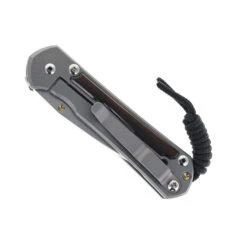 LEFT HANDED Chris Reeve Small Sebenza Macassar Ebony Inlay Pocket Knife Gray Titanium Handle Polished Magnacut Blade S31-1141 -Chris Reeve Knives Shop CHRIS REEVE SMALL SEBENZA 31 INLAY LH S31 1141 01 32199.1711553634