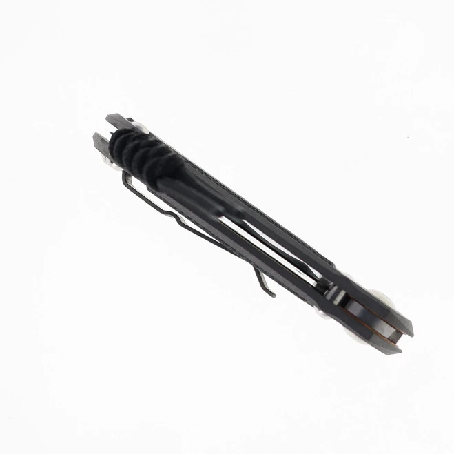 Chris Reeve Small Inkosi Folding Knife Gray Titanium Handle Black Micarta Inlay Magnacut Steel Drop Point SIN-1012 5 Chris Reeve Small Inkosi Folding Knife Gray Titanium Handle Black Micarta Inlay Magnacut Steel Drop Point SIN-1012 - Image 5