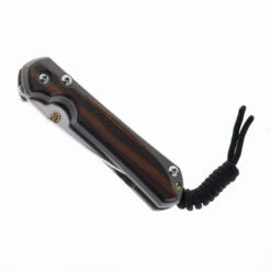 Chris Reeve Small Sebenza Macassar Ebony Inlay Pocket Knife Glass Blasted Titanium Handle Stonwashed Magnacut Blade S31-1116 -Chris Reeve Knives Shop CHRIS REEVE SMALL SEBENZA 31 INLAY S31 1116 01 99567.1748456994