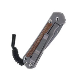 Chris Reeve Small Sebenza Glass Blasted Titanium Natural Canvas Micarta Inlay Polished Magnacut Drop Point S31-1242 -Chris Reeve Knives Shop CHRIS REEVE SMALL SEBENZA S31 1242 03 11964.1709749498