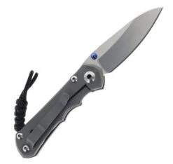 Chris Reeve Small Inkosi Folding Knife Gray Titanium Handle Magnacut Insingo Plain Edge Stonewash Finish SIN-1022 -Chris Reeve Knives Shop CHRIS REEVE SMALL INKOSI PLAIN 06 53978.1680809924