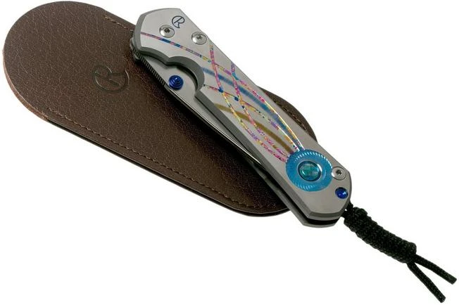 Chris Reeve Large Sebenza 31 Unique Graphics Cabochon Drop Point L31-1400-20-B Triple Mosaic Opal Pocket Knife 8 Chris Reeve Large Sebenza 31 Unique Graphics Cabochon Drop Point L31-1400-20-B Triple Mosaic Opal Pocket Knife - Image 8