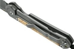 Chris Reeve Sebenza 31 Small Box Elder Inlay, Ladder Damascus S31-1112 Pocket Knife -Chris Reeve Knives Shop CRS31 1112 06 chrisreeve