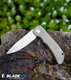 Chris Reeve Impinda Slip Joint Knife Titanium (3.2" Stonewash) -Chris Reeve Knives Shop Chris Reeve Impinda Slip Joint Knife Titanium Stonewash BHQ 85511 kp rock web