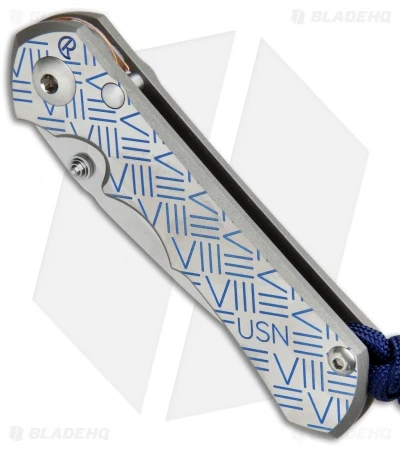 Chris Reeve Knives USN VIII Small Inkosi Frame Lock Knife (2.75" Stonewash) CRK 2 Chris Reeve Knives USN VIII Small Inkosi Frame Lock Knife (2.75" Stonewash) CRK - Image 2