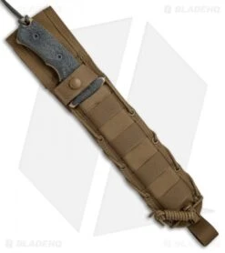 Chris Reeve Knives Green Beret Fixed Blade Knife (7" Flat Dark Earth Serr) -Chris Reeve Knives Shop Chris Reeve Knives Green Beret 7in FDE serr BHQ 67720 er sheath