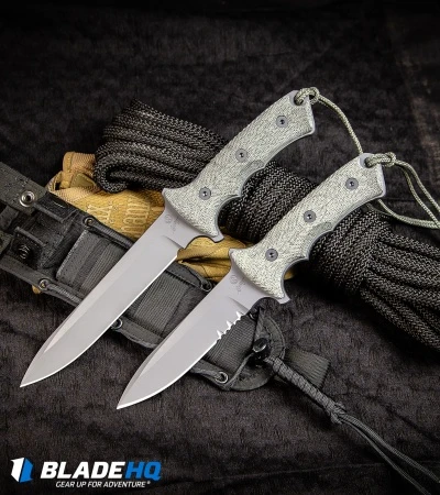 Chris Reeve Knives Green Beret Knife Fixed Blade (5.5" Gray Serr) 5 Chris Reeve Knives Green Beret Knife Fixed Blade (5.5" Gray Serr) - Image 5