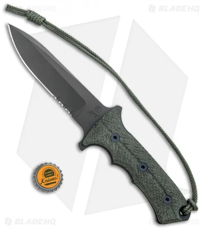 Chris Reeve Knives Green Beret Knife Fixed Blade (5.5" Gray Serr) 4 Chris Reeve Knives Green Beret Knife Fixed Blade (5.5" Gray Serr) - Image 4