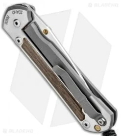 Chris Reeve Large Sebenza 21 Knife W/ Bog Oak Inlays (3.6" Satin) -Chris Reeve Knives Shop Chris Reeve Knives Large Sebenza 21 Bog Oak Inlays Satin L21 1082 BHQ 87897 jr side