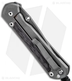 Chris Reeve Large Sebenza 21 Knife W/ Canvas Micarta (3.6" Ladder Damascus) 6 Chris Reeve Large Sebenza 21 Knife W/ Canvas Micarta (3.6" Ladder Damascus) -Chris Reeve Knives Shop Chris Reeve Knives Large Sebenza 21 Canvas Micarta Ladder Damascus BHQ 95325 jr side