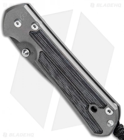 Chris Reeve Large Sebenza 21 Knife W/ Canvas Micarta (3.6" Ladder Damascus) 2 Chris Reeve Large Sebenza 21 Knife W/ Canvas Micarta (3.6" Ladder Damascus) - Image 2