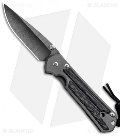 Chris Reeve Large Sebenza 21 Knife W/ Canvas Micarta (3.6" Ladder Damascus) 1 Chris Reeve Large Sebenza 21 Knife W/ Canvas Micarta (3.6" Ladder Damascus)