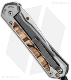 Chris Reeve Large Sebenza 21 Knife W/ Spalted Beech Inlays (3.625"Stonewash) 6 Chris Reeve Large Sebenza 21 Knife W/ Spalted Beech Inlays (3.625"Stonewash) -Chris Reeve Knives Shop Chris Reeve Knives Large Sebenza 21 Spalted Beech Inlays SW L21 1162 BHQ 87892 jr side