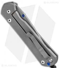 Chris Reeve Large Sebenza 21 Knife Unique Graphic Black Onyx (3.6" Basketweave) -Chris Reeve Knives Shop Chris Reeve Knives Large Sebenza 21 Unique Graphic Black Onyx Basketweave Damascus L21 1114 BHQ 95609 jr side