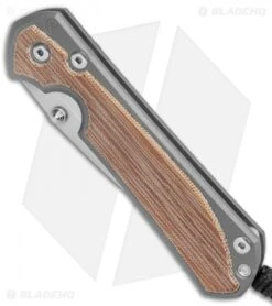 Chris Reeve Large Sebenza 31 MagnaCut Knife Natural Micarta (3.625" Stonewash) -Chris Reeve Knives Shop Chris Reeve Knives Large Sebenza 31 FL Natural Micarta SW BHQ 98933 jr spine