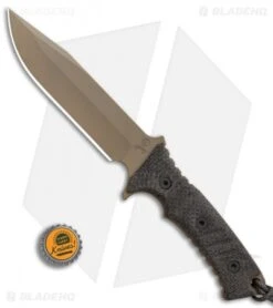 Chris Reeve Knives Pacific Fixed Blade Black Canvas Micarta (6.3" FDE PVD) 7 Chris Reeve Knives Pacific Fixed Blade Black Canvas Micarta (6.3" FDE PVD) -Chris Reeve Knives Shop Chris Reeve Knives Pacific Black Canvas Micarta FDE PVD BHQ 90353 er bottlecap