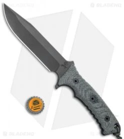 Chris Reeve Knives Pacific Fixed Blade Knife Micarta (6.3" Black) -Chris Reeve Knives Shop Chris Reeve Knives Pacific Fixed Micarta Black BHQ 92887 jr bottlecap