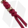 Chris Reeve Knives Sebenza 31 Burgundy Cord Tie Lanyard W/ Gold Bead