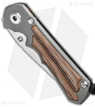 Chris Reeve Knives Small Inkosi Tanto Frame Lock Knife Natural Canvas (2.75" SW) 2 Chris Reeve Knives Small Inkosi Tanto Frame Lock Knife Natural Canvas (2.75" SW) - Image 2