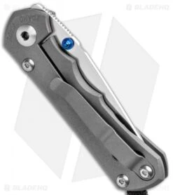 Chris Reeve Knives Small Inkosi Tanto Frame Lock Knife (2.75" Stonewash) CRK -Chris Reeve Knives Shop Chris Reeve Knives Small Inkosi Tanto FL SW SIN 1042 BHQ 91652 jr side