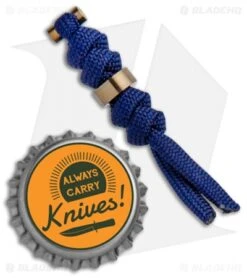 Chris Reeve Knives Small Sebenza 21 Lanyard Blue W/ Gold Pin -Chris Reeve Knives Shop Chris Reeve Knives Small Sebenza 21 Lanyard Blue Gold Pin BHQ 95346 jr bottlecap