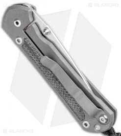 Chris Reeve Small Sebenza 31 Knife Black Micarta Double Lug (2.94" Stonewash) -Chris Reeve Knives Shop Chris Reeve Knives Small Sebenza 31 Black Micarta SW BHQ 98979 jr side