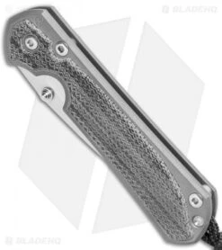 Chris Reeve Small Sebenza 31 Knife Black Micarta Double Lug (2.94" Stonewash) -Chris Reeve Knives Shop Chris Reeve Knives Small Sebenza 31 Black Micarta SW BHQ 98979 jr spine