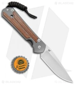 Chris Reeve LH Small Sebenza 21 Drop Point Natural Micarta Inlays (2.9" SW) -Chris Reeve Knives Shop Chris Reeve LH Small Sebenza 21 DP Natural Micarta Inlays SW S21 1263 BHQ 94343 jr bottlecap