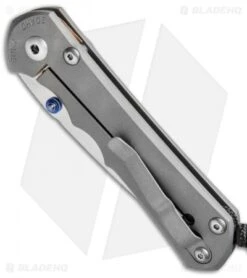 Chris Reeve Knives Large Inkosi Left Hand Frame Lock Knife (3.5" Stonewash) CRK -Chris Reeve Knives Shop Chris Reeve Large Inkosi Left SW BHQ 67881 jr spine 1