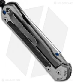 Chris Reeve Large Sebenza 21 Insingo Knife Left-Hand W/ CF Inlays (3.6" SW) -Chris Reeve Knives Shop Chris Reeve Large SEbenza 21 Insingo Left Handed CF SW BHQ 51317 jr side