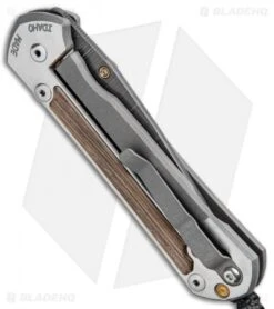 Chris Reeve Large Sebenza 21 Knife W/ Bog Oak Inlays (3.6" Ladder Damascus) -Chris Reeve Knives Shop Chris Reeve Large Sebenza 21 Bog Oak Inlays Ladder Damascus L21 1086 BHQ 87900 jr side