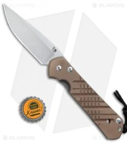 Chris Reeve Large Sebenza 21 Knife CGG Cross Hatch Bronze (3.625" Stonewash) -Chris Reeve Knives Shop Chris Reeve Large Sebenza 21 CGG Cross Hatch Bronze SW BHQ 67731 jr bottlecap 2