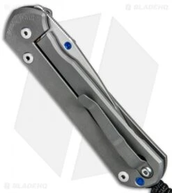 Chris Reeve Large Sebenza 21 Graphic Blue Sapphire Cabochon (Satin) 1/11/2018 -Chris Reeve Knives Shop Chris Reeve Large Sebenza 21 Graphic Blue Sapphire Cabochon Satin BHQ 82737 jr side