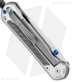 Chris Reeve Large Sebenza 21 Insingo Knife Left-Hand W/ CF (3.6" SW) DBL LUG -Chris Reeve Knives Shop Chris Reeve Large Sebenza 21 Insingo Left Hand CF SW BHQ 109165 jr side