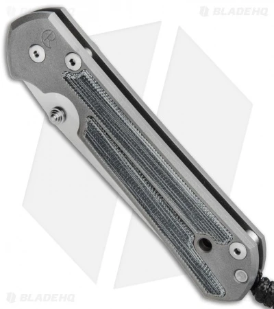 Chris Reeve Large Sebenza 21 Insingo Knife W/ Micarta Inlays (3.625" Stonewash) 2 Chris Reeve Large Sebenza 21 Insingo Knife W/ Micarta Inlays (3.625" Stonewash) - Image 2