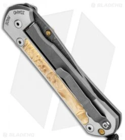 Chris Reeve Large Sebenza 21 Knife Box Elder Burl Inlay (3.625" Ladder Damascus) 6 Chris Reeve Large Sebenza 21 Knife Box Elder Burl Inlay (3.625" Ladder Damascus) -Chris Reeve Knives Shop Chris Reeve Large Sebenza 21 Knife Box Elder Burl Inlay Ladder Damascus L21 1094 BHQ 105499 jr side