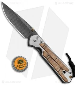 Chris Reeve Large Sebenza 21 Knife W/ Spalted Beech Inlays (3.625" Damascus) -Chris Reeve Knives Shop Chris Reeve Large Sebenza 21 Spalted Beech Inlays Damascus L21 1164 BHQ 87894 jr bottlecap