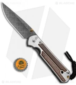 Chris Reeve Large Sebenza 21 Knife W/ Striped Platan Inlays (3.625" Damascus) -Chris Reeve Knives Shop Chris Reeve Large Sebenza 21 Striped Platan Inlays Damascus L21 1240 BHQ 87904 jr bottlecap