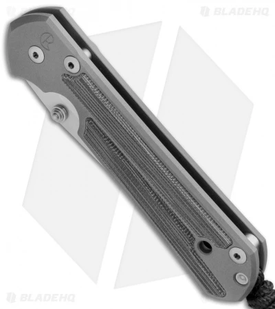 Chris Reeve Large Sebenza 21 Tanto Knife W/ Micarta Inlays (3.625" Stonewash) 2 Chris Reeve Large Sebenza 21 Tanto Knife W/ Micarta Inlays (3.625" Stonewash) - Image 2