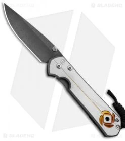 Chris Reeve Large Sebenza 21 Knife Unique Graphic (3.6" Ladder Damascus)