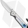 Chris Reeve Large Sebenza 21 Unique Graphic Opal Mosaic Triplet Cabochon (Satin)