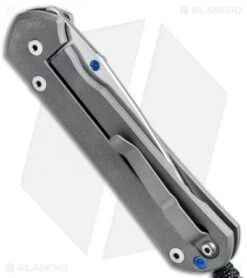 Large Sebenza 21 Unique Graphic Pinwheel Amethyst Cobochon (3.625" Polish) -Chris Reeve Knives Shop Chris Reeve Large Sebenza 21 Unique Graphic Pinwheel Amethyst Cobochon Polish BHQ 74123 jr side