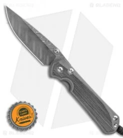 Chris Reeve Large Sebenza 31 Black Micarta (3.6" Boomerang Damascus) -Chris Reeve Knives Shop Chris Reeve Large Sebenza 31 Black Micarta 3.625 Boomerang Dam L31 1202 BHQ 121098 LS Bottlecap