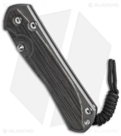 Chris Reeve Large Sebenza 31 Black Micarta Boomerang Damascus Double Lug -Chris Reeve Knives Shop Chris Reeve Large Sebenza 31 Black Micarta Double Lug Boomerang Damascus BHQ 137574 td spine