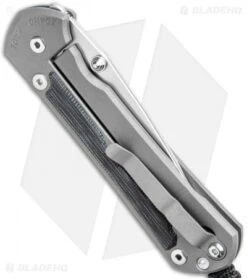 Chris Reeve Large Sebenza 31 Black Micarta Double Lug (3.625" SW) L31-1200 6 Chris Reeve Large Sebenza 31 Black Micarta Double Lug (3.625" SW) L31-1200 -Chris Reeve Knives Shop Chris Reeve Large Sebenza 31 Black Micarta Double Lug SW BHQ 98938 jr side