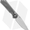 Chris Reeve Left-Hand Large Sebenza 31 Knife Black Micarta (3.625" Stonewash)