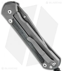 Chris Reeve Large Sebenza 31 Black Micarta (3.6" Raindrop Damascus) -Chris Reeve Knives Shop Chris Reeve Large Sebenza 31 Black Micarta Raindrop Damascus BHQ 98946 jr side