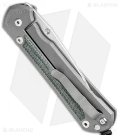 Chris Reeve Large Sebenza 31 Frame Lock Knife Black Micarta (3.625" Stonewash) 6 Chris Reeve Large Sebenza 31 Frame Lock Knife Black Micarta (3.625" Stonewash) -Chris Reeve Knives Shop Chris Reeve Large Sebenza 31 Black Micarta SW BHQ 98936 jr side