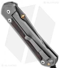 Chris Reeve Large Sebenza 31 Bog Oak Double Lug (3.625" Boomerang Damascus) -Chris Reeve Knives Shop Chris Reeve Large Sebenza 31 Bog Oak Double Lug Boomerang Damascus BHQ 137284 jr spine